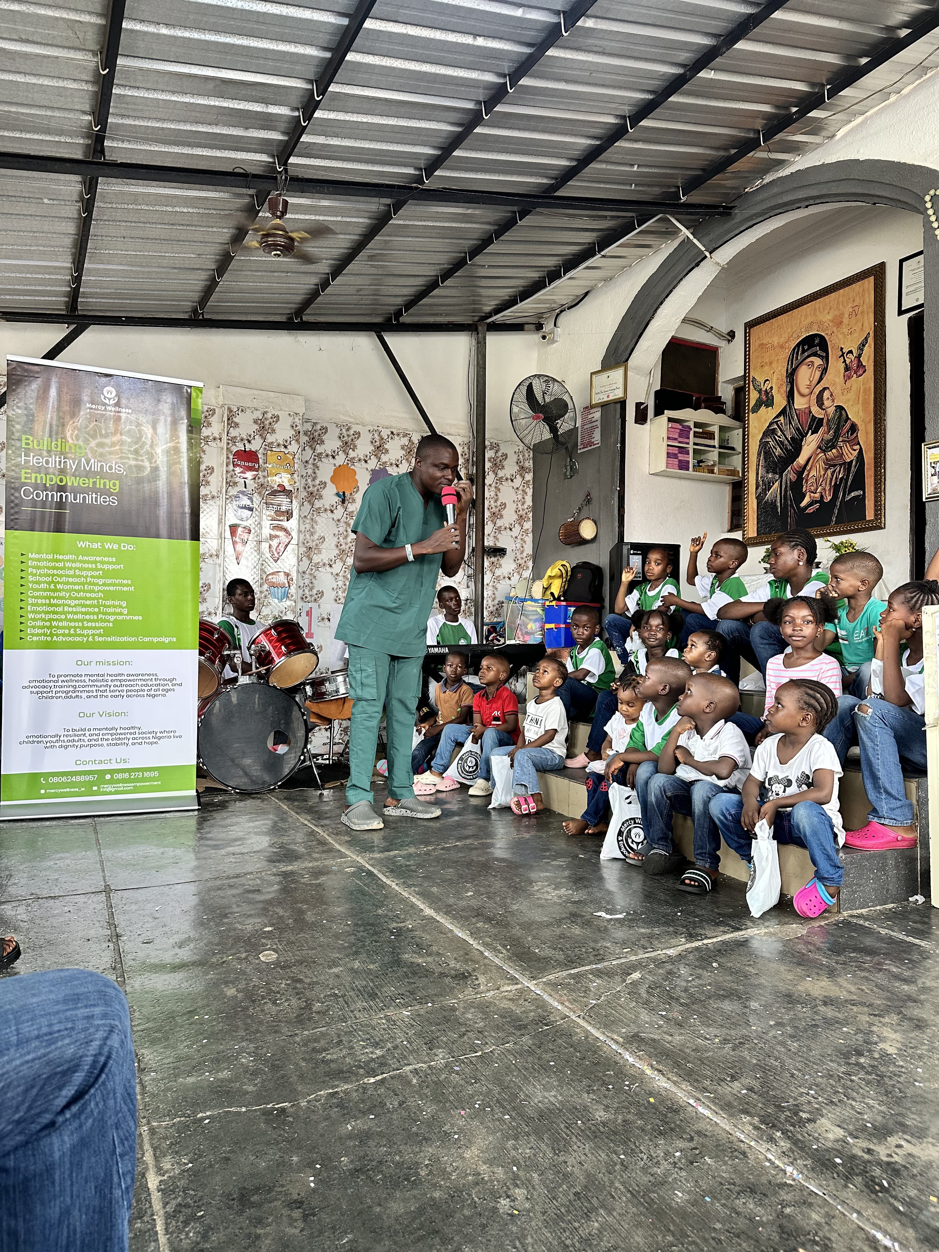 Joyful moments and emotional connection during the Gifted and Talented Orphanage outreach