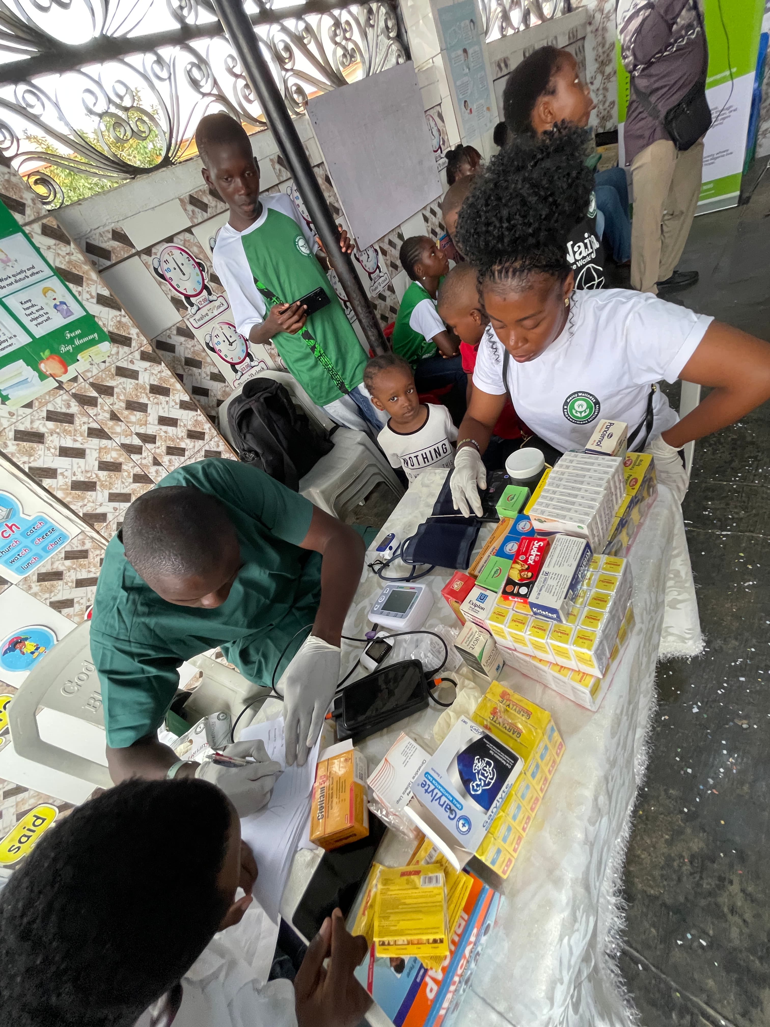 Children at Gifted and Talented Orphanage Home participating in wellness and bonding activities