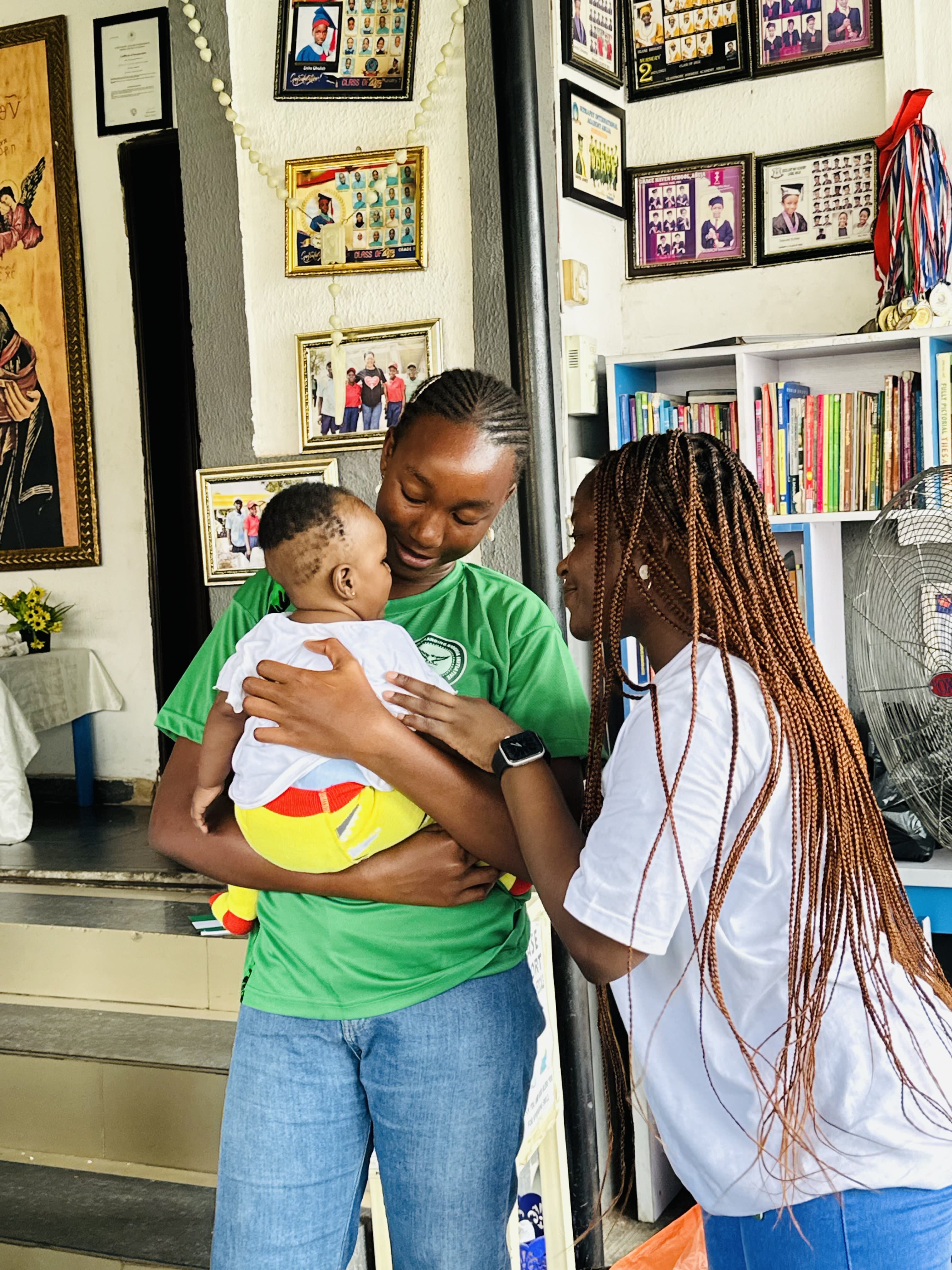 Heartwarming moments shared with children during our orphanage outreach in Abuja
